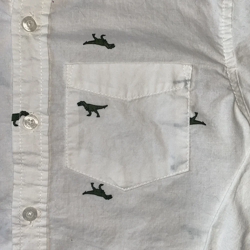Old Navy dinosaur button down